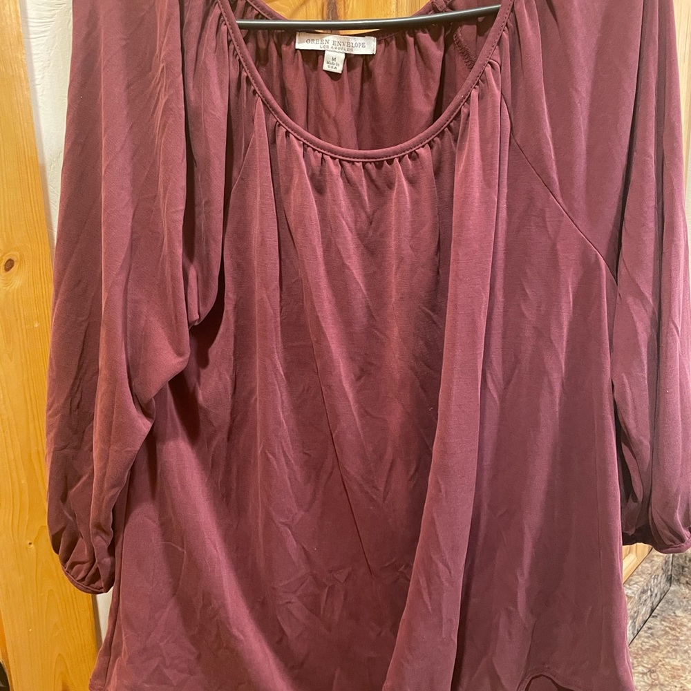 High, Low  Front Tie Shirt